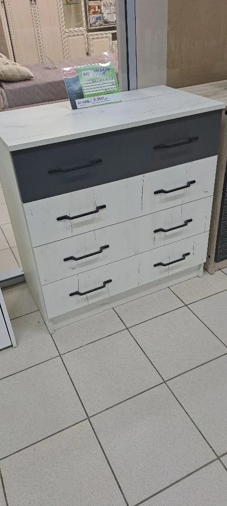 Комод Беатрис К800 Дуб крафт белый